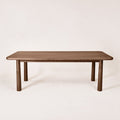Table de salle à manger rectangulaire - Finition Moka