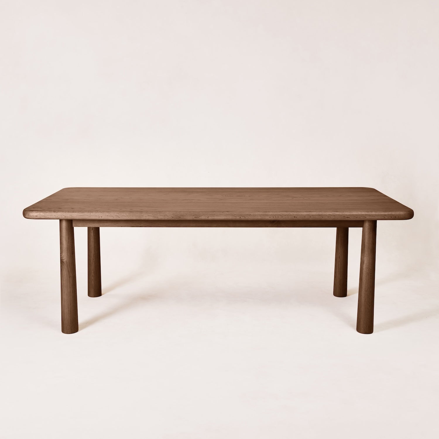 Table de salle à manger rectangulaire - Finition Moka