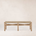 Banc de salle à manger - Assise en jute tressée, Chêne blanc